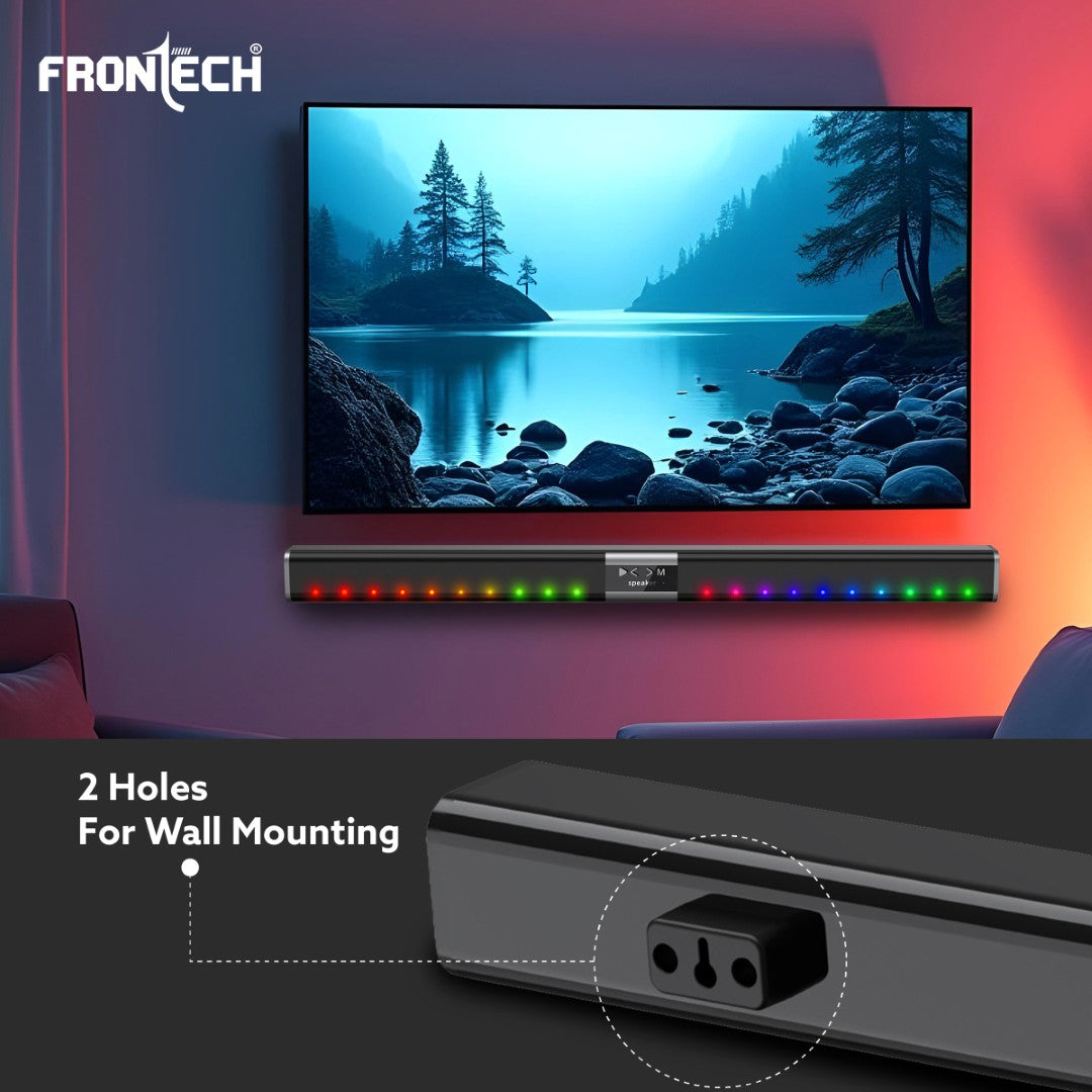 Frontech ECHOBAR Soundbar | 40W Dynamic Sound | Bluetooth 5.3 | Multi-Input Compact Design (SW-0192) Frontech ECHOBAR Soundbar | 40W Dynamic Sound | Bluetooth 5.3 | Multi-Input Compact Design (SW-0192)